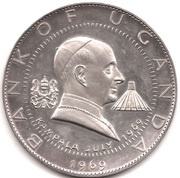 30 Shillings Pope Paul VI reverse image