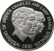 100 Shillings Royal Wedding reverse image