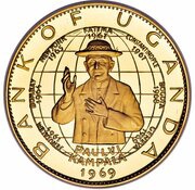 500 Shillings Pope Paul VI reverse image