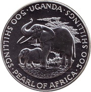 500 Shillings Dr. Milton Obote obverse image