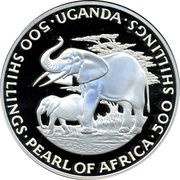 500 Shillings Dr. Milton Obote obverse image