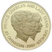 1000 Shillings Royal Wedding reverse image