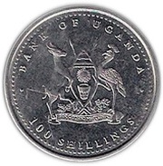 100 Shillings Monkey; steel obverse image