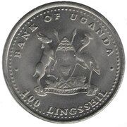 100 Shillings Rat; nickel plated steel obverse image