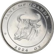 100 Shillings Ox; nickel plated steel reverse image
