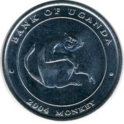 100 Shillings Monkey; copper-nickel reverse image