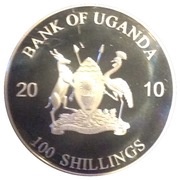 100 Shillings Great white shark obverse image