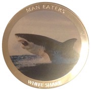 100 Shillings Great white shark reverse image