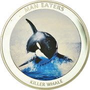 100 Shillings Killer whale reverse image