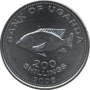 200 Shillings Magnetic reverse image