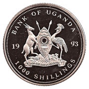 1000 Shillings Matterhorn; copper-nickel obverse image