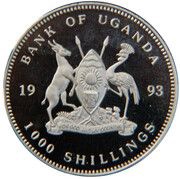 1000 Shillings World Cup obverse image