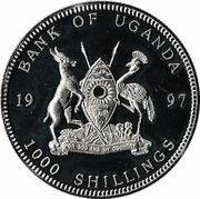 1000 Shillings Michael Schumacher obverse image