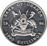 1000 Shillings Summer Olympics - Helsinki obverse image