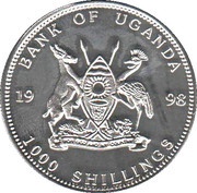 1000 Shillings Summer Olympics - Antwerp obverse image