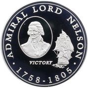 1000 Shillings Admiral Nelson, Uganda, 1999 reverse image