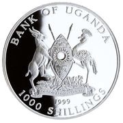 1000 Shillings Albert Einstein obverse image