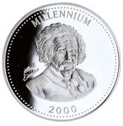 1000 Shillings Albert Einstein, Uganda, 1999 reverse image