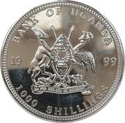 1000 Shillings 1 Euro cent Belgium obverse image