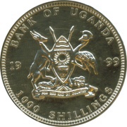 1000 Shillings 1 Euro cent Netherlands obverse image