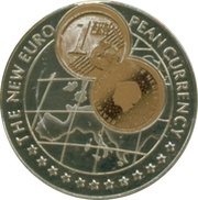 1000 Shillings 1 Euro cent Netherlands reverse image