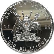 1000 Shillings 2 Euro cent Belgium obverse image