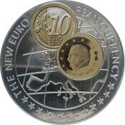 1000 Shillings 10 Euro cent Belgium, Uganda, 1999 reverse image