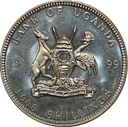 1000 Shillings 20 Euro cent Belgium obverse image
