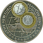 1000 Shillings 1 Euro Germany reverse image