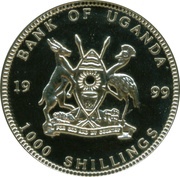 1000 Shillings 2 Euro Netherlands obverse image