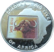 1000 Shillings Cape buffalo, Uganda, 2001 reverse image