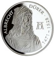 1000 Shillings Albrecht Dürer, Uganda, 2001 reverse image