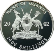 1000 Shillings Football obverse image