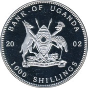 1000 Shillings Stingray obverse image