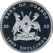 1000 Shillings Sea turtle obverse image