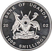 1000 Shillings Summer Olympics - Paris obverse image