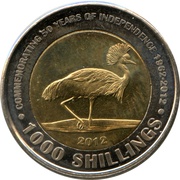 1000 Shillings Independence reverse image