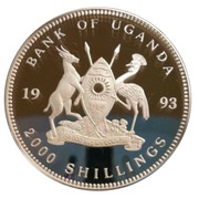 2000 Shillings Elephant with calf obverse image
