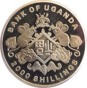 2000 Shillings Year of the Rat obverse image