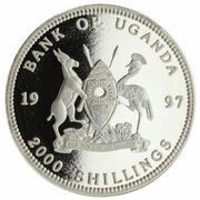 2000 Shillings Michael Schumacher obverse image