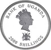 2000 Shillings Zebra obverse image