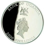 2000 Shillings Mountain spirit obverse image