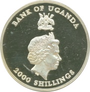 2000 Shillings Maneki Neko obverse image