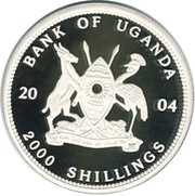 2000 Shillings Right-facing queen obverse image