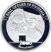 2000 Shillings Michael Laudrup, Uganda, 2006 reverse image
