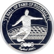 2000 Shillings David Beckham, Uganda, 2006 reverse image