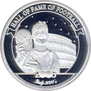 2000 Shillings Francesco Totti, Uganda, 2006 reverse image