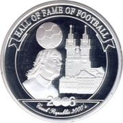 2000 Shillings Pavel Nedvěd, Uganda, 2006 reverse image