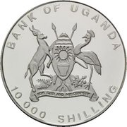 10 000 Shillings World Cup obverse image
