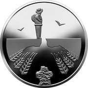 2 Hryvni Vasyl Stefanyk, Ukraine, 2021 reverse image